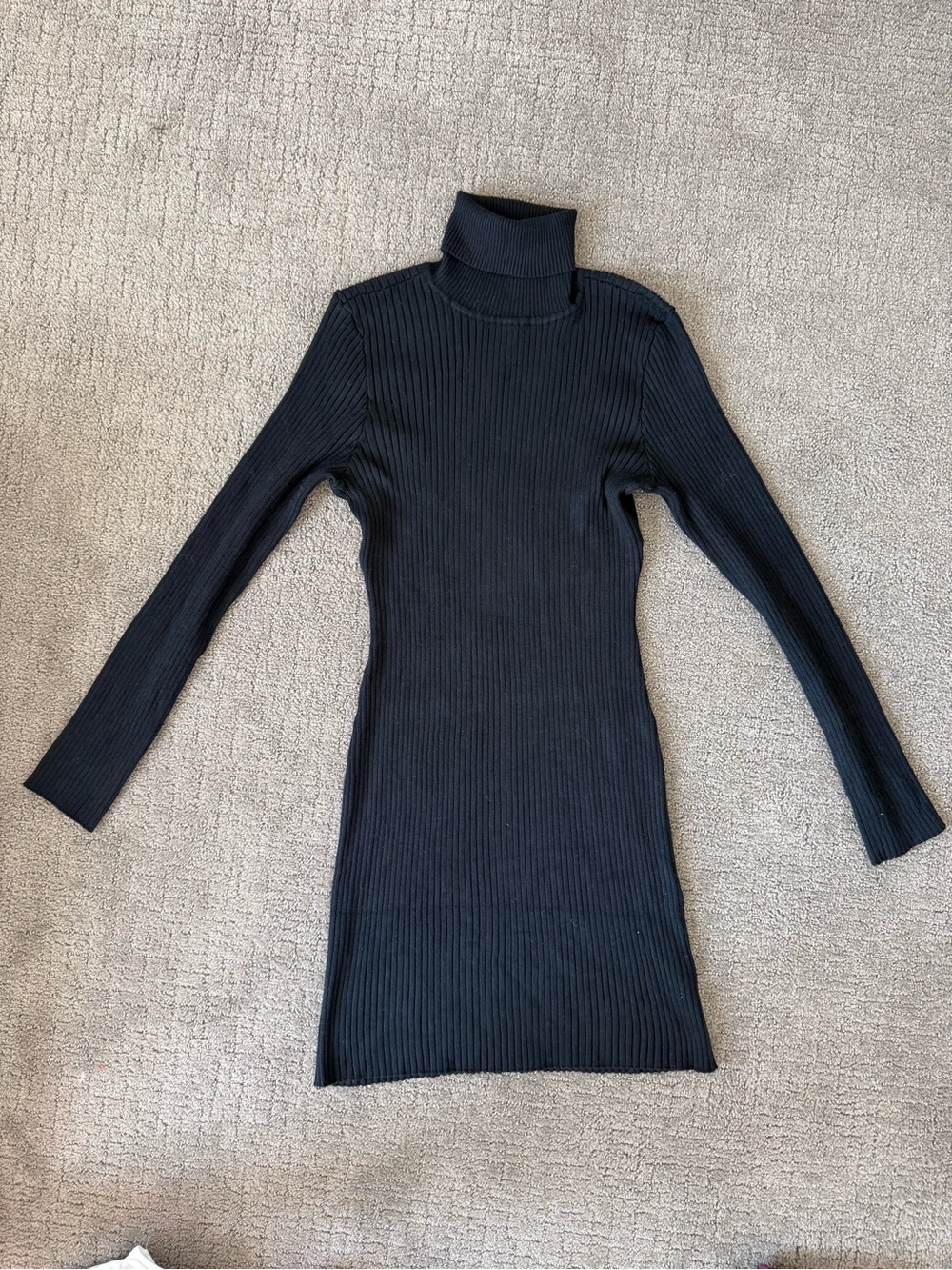 EUC Wild Fable Black Turtleneck Sweater Dress; Sz M